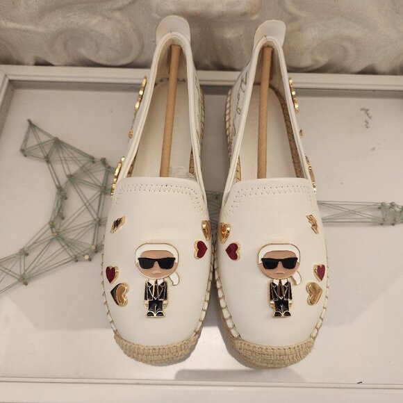 Karl Lagerfeld Paris Michaela Slip-On Espadrilles. NIB. Size 6.5 - Picture 4 of 10